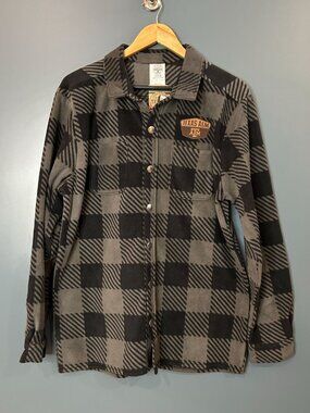 NWT NCAA Texas A&M Aggies Men's Medium Buffalo Checkered Shacket - M: Polyester,